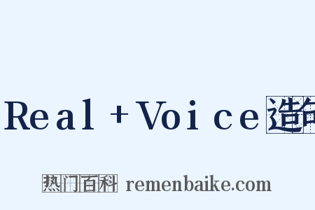 Real+Voice造句是什么意思的图片